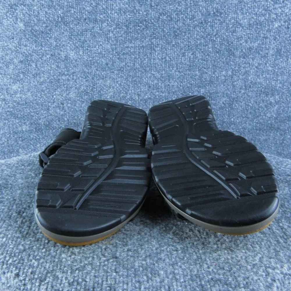 Thera Men‎ Sport Sandals Size 9 Medium Black Synthetic Hook & Loop